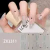 ZX Estéreo Impermeable Esmalte de Uñas en Gel Sin Horneado Película Adhesivo Completo Estilo Simple Manicura Avanzada Papel de Película Adhesivo para Uñas Venta al por Mayor