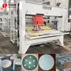 Máquina de corte automático de lija flockada personalizada, equipo de troquelado automático de lija que ahorra material, máquina de alimentación automática de lija flockada