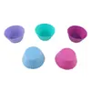 Molde Redondo de Silicona para Pastel Multicolor Opcional Base Redonda de Silicona Molde para Muffins Logo de Invitado Imprimible