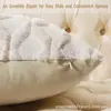 Almofada de sofá acolchoada Amazon transfronteiriça, capa de almofada para cabeceira de cama, capa de almofada de veludo estilo ins, almofada de pelúcia