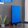 Estante de material de doble cara para hardware, herramienta de acabado, tablero colgante, estante de exhibición, tablero perforado con orificios cuadrados, taller, estante móvil multicapa para colocar