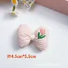 Accesorios de Lazo Rellenos de Algodón en Tela Estilo Coreano Lazos Bordados de Flores Accesorios para el Cabello DIY para Niños Accesorios de Joyería Accesorios para Ropa