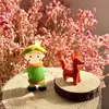 Adornos Artesanales de Vidrio del Principito y el Zorro Pequeño Manualidades Creativas de Vidrio de Cuento de Hadas Decoración de Escritorio Regalos