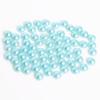 Acessórios para cabelo com laços artesanais faça você mesmo, material de meia face, ABS, imitação de pérola, patch, meia volta, fundo plano, contas coloridas, acessórios