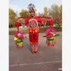 Rojo Rojo Cesta de Flores Yangko Retorcida Festival Accesorios Planos Danza del Fuego Celebración Performance Boda Regreso a Casa