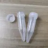 Esterilización tubo de centrífuga de fondo cónico con tapón de rosca de 5 ml tubo ep de 5 ml tubo de centrífuga de 5 ml 100 piezas/paquete