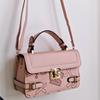 Venta Directa de Fábrica bolso cruzado para mujer popular textura de letras y palabras muy bien bolsa cuadrada pequeña de nicho bolso de moda portátil