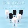 Frasco de Esmalte Simples Frasco Vazio com Pincel Frasco de Vidro Transparente Recarregável 10ml Frasco de Embalagem de Esmalte Decoração de Frasco