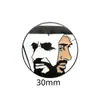 Modelo Quente Transfronteiriço Oriente Médio Emirados Árabes Unidos Retrato do Rei Senhor Esmalte Pintado Emblema Adesivo para Celular Pronto para Entrega
