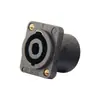 Cable Amplificador Socket de Cuatro Núcleos para Altavoz Profesional Cable de Audio Conector XLR Conector Ohm Plug Accesorios