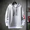Sudaderas Nuevas para Hombre de Primavera, Otoño e Invierno, Camisas con Capucha de Manga Larga de Moda Callejera, Joven Estilo Coreano Suéter de Color Sólido Ropa para Hombre