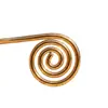 Pulseira de padrão espiral exagerado europeia e americana transfronteiriça, bracelete de metal torcido e entrelaçado de moda vintage, pulseira de punho personalizada para mulheres