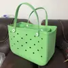 Bolsa de Praia EVA Cor Doce Amazon Bolsa de Armazenamento de Grande Capacidade Bolsa de Mão Feminina Europeia e Americana com Logo Estampado