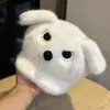 Perro Lindo Enojado Orejas Peludas Boina Invierno Cálido para Mujer Marrón Relleno Versión Grande Gorra de Béisbol