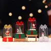 Nuevo producto transfronterizo: Árbol de Navidad luz nocturna brillante, caja de música, decoración de escritorio creativa, estilo caja de regalo con lazo de Navidad