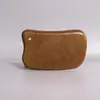 Tabla Raspadora de Sándalo Verde para Masaje de Cuerpo Completo, Herramienta Universal de Masaje de Meridianos, Tabla de Masaje de Sándalo Dorado para Hombros, Cuello y Rostro, Palo de Masaje de Madera