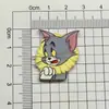 Acessórios de Presilha de Cabelo de Gato e Rato Desenho Animado Padrão Desenho Animado Fofo de Acrílico Acessórios de Broche de Acrílico Presilha de Cabelo Atacado