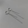 Pendientes de gancho para oreja para mujer sin perforaciones, Borlas, Sencillos Elegantes, Pendientes Populares, Pinzas para Hélice de Oreja Personalizadas de Alta Gama, Todo en uno