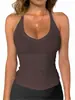 Chaleco de Punto Nuevo Transfronterizo Y2K Primavera/Verano Moda Femenina Europea y Americana Top Sexy Marca de Tendencia Camisa Base de Canalé