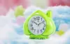 Reloj Transparente Creativo Reloj Despertador de Cristal Escritorio Ultra Silencioso Puntero Electrónico Pantalla Dual Digital Reloj Decorativo