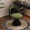 Banqueta de Maquiagem de Luxo Leve, Cadeira Giratória para Manicure e Maquiagem, Banqueta para Penteadeira de Quarto de Meninas, Cadeira com Encosto de Celebridade da Internet