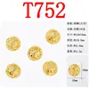 Cuentas Redondas Patrón Hueco Flor de Cuenta Bola de Flor Cuentas de Transferencia Cobre Puro Chapado Conservación de Color Oro Real de 18K Pulsera de Cuerda Trenzada Hecha a Mano Accesorios