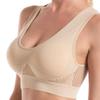 Sujetador deportivo de malla con agujeros y transpirable, talla grande, para yoga, correr, fitness y ropa interior deportiva.