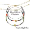 Pulsera de Cuentas de Colores para Mujer, Cruz con Forma de Corazón y Esfera, Cuentas Hechas a Mano, Materiales Mixtos, Estilo Único, Suministro Transfronterizo