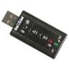 Placa de Som USB Transfronteiriça 7.1 Placa de Som Independente Driver de Áudio Externo Portátil para Computador Externo Portátil sem Driver