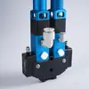 Máquina dispensadora de válvula de tornillo de doble fluido de alta precisión, Tubo de pegamento Ab, Cabezal dispensador de dos componentes, Válvula dispensadora de flujo ultragrande
