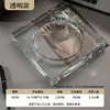 Cenicero de Vidrio de Cristal Creativo Lujo Ligero Gama Alta Atmósfera Grandiosa Sala de Estar Oficina Hogar Cenicero Personalizado de Gama Alta
