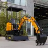 Excavadora Pequeña de 1.5 Toneladas Venta Directa del Fabricante Soporta Servicios Transfronterizos Exportación a América del Norte Excavadora Agrícola Pequeña