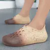 Nuevos Zuecos de Verano para Hombre, de Suela Gruesa, Antideslizantes, Transpirables, Sandalias Totalmente Cubiertas para Uso en Exteriores, Zapatos de Playa, Talla Grande