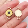 Mistura de 20 Estilos de Folha de Bordo Amarela com Gotejamento de Óleo Lua Favo de Mel Acessórios de Joias Pingentes DIY Pulseira Colar Chaveiro Charms