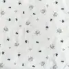 Verão Marca BrandyGirlBM Francês Pequeno Fresco Algodão Puro Pequeno Floral Manga Curta Camiseta Top Feminino Malha Tecido Floral