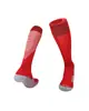 Meias de Futebol com Base de Toalha Espessa, Longas Respiráveis, Absorventes de Umidade, Antiderrapantes Esportivas, Meias de Futebol Infantil Listradas Acima do Joelho