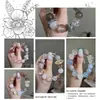 Cuentas Blancas Naturales Dispersas de Luz de Luna Pulsera de Lavolita de Luna Accesorios de Collar Semi-terminado DIY con Cuentas de Cristal
