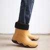 Botas de lluvia de caña media transfronterizas para hombre, impermeables, antideslizantes, para pesca, para lavado de autos, con forro polar, cálidas, zapatos de agua, botas de lluvia de goma para acampar
