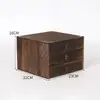Caja de Pastel de Té Pu'er Bandeja de Té Cajón Tipo Gabinete de Té Caja de Embalaje Universal Caja de Regalo Caja de Pastel de Té Blanco Caja de Embalaje de Almacenamiento de Madera Maciza