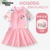 Traje de Baño de Dibujos Animados para Niños Traje de Baño para Niña Traje de Baño de Moda para Bebé para Niña Traje de Baño de Una Pieza con Falda Equipo de Entrenamiento Traje de Baño