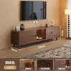 Mueble de TV para sala de estar, nuevo modelo 2026, mueble de almacenamiento para apartamentos pequeños, combinación integrada de mesa de centro retráctil y mueble de TV