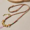 Colgante de Cuerda para Thangka Estilo Xizang Hecho a Mano Cordón Estilo Étnico Colgante Vintage Cuerda para Colgar Cuerda Lisa