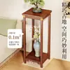 Estante de flores de madera maciza para sala de estar, soporte de macetas de pie, nuevo estante de flores de estilo chino, estante de almacenamiento para el hogar, soporte para pecera