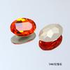 Cristal Dongzhou 10x14 Diamante Grande Ovo de Pombo, Diamante Oval Brilhante com Fundo Pontiagudo, Cristal Artificial Acessórios para Arte de Unhas DIY