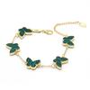Pulsera trébol de cuatro hojas CDD pulsera doble cara mariposa corazón moda explosiones comercio exterior AliExpress en vivo Taobao suministro