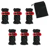 Cuerda Resistente al Viento para Exteriores Camping Fijación Lona Tienda Engrosada Colorida Ajustable Camping Cuerda de Paraguas Reflectante 4mm 4m