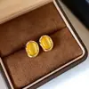 Recomendado Nuevo Modelo 2026: Pendientes de Ojo de Tigre Maillard de Gama Alta para Mujer, Pendientes y Accesorios para Orejas Estilo Palacio Vintage Estilo Chino
