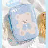 Cabo de Dados Carregador Bolsa de Cosméticos Caixa de Armazenamento para Cabo de Fone de Ouvido Bolsa de Mão Fofa de Desenho Animado Pode Ser Adicionada com Logo