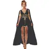 Disfraz de Halloween Disfraz de Diosa Griega Antigua Vestido de Cleopatra Atenea Cos Disfraz Disfraz de Halloween