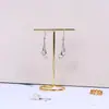Rack de Exibição de Joias Mais Vendido Rack de Armazenamento de Brincos e Colares em Forma de T Metal Prop de Exibição de Joias